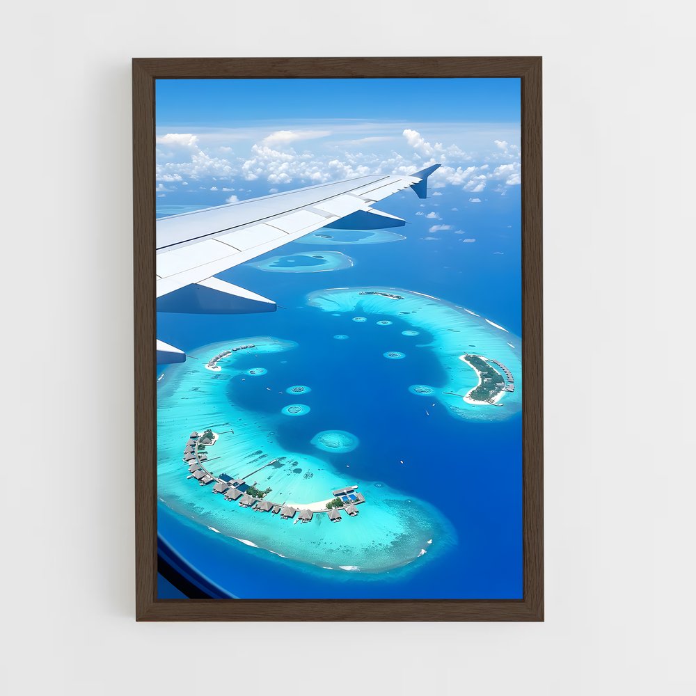 Poster Maldives de diving – affiche Plongée sous-marine (vue 5)